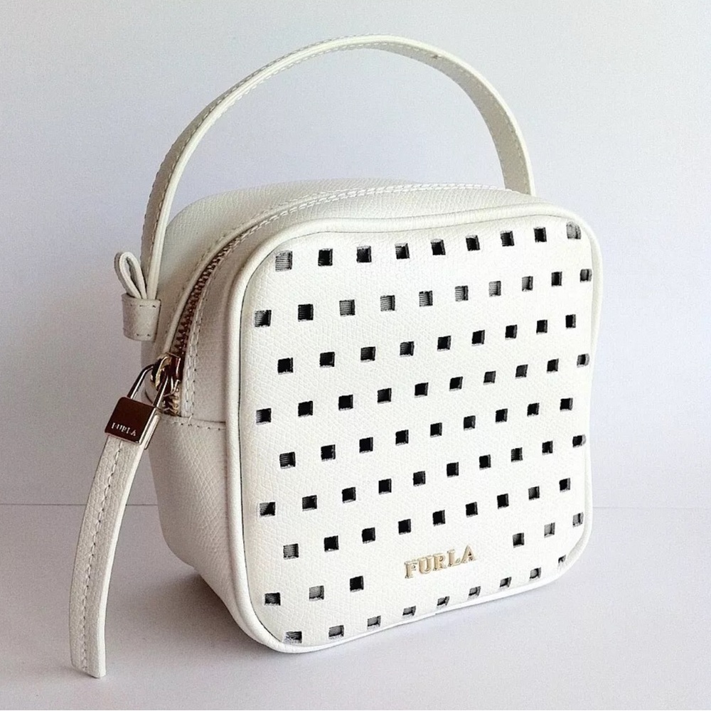 Furla White Yo-yo 2 Way Crossbody Bag - Picture 4 of 9